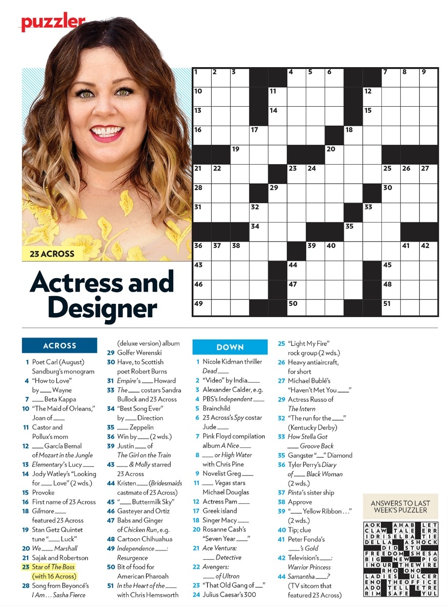 Free Printable Crossword Puzzle Fun Printables For Everyone