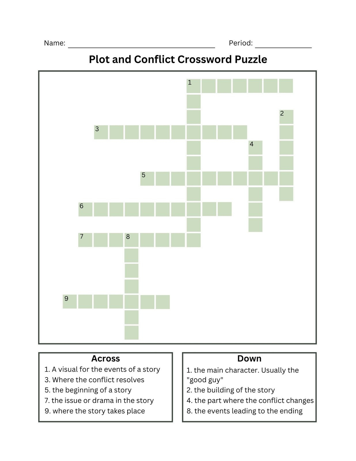 Free Printable Crossword Puzzle Generator FREE Printable