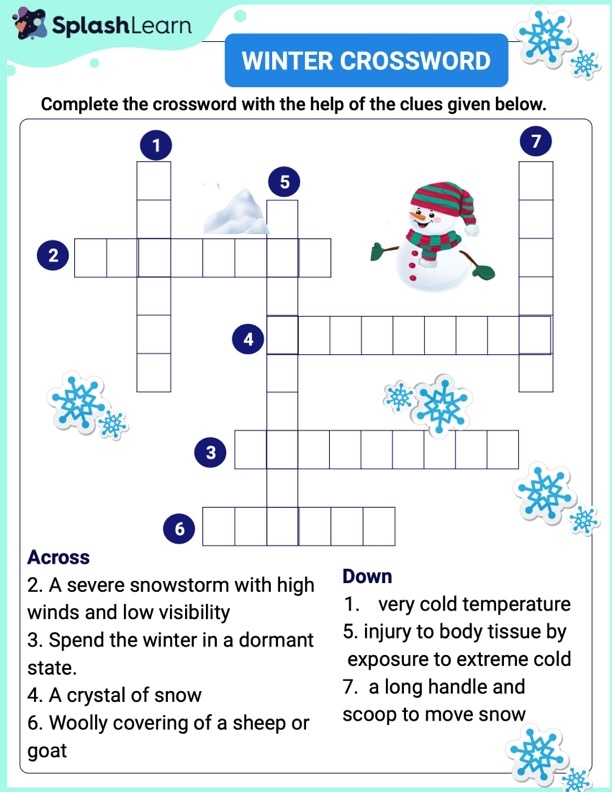 Free Printable Crossword Puzzles 4th Grade Download Free Printable 