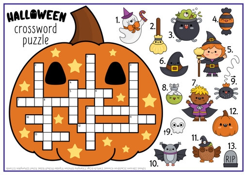 Free Printable Crossword Puzzles Halloween Download Free Printable 