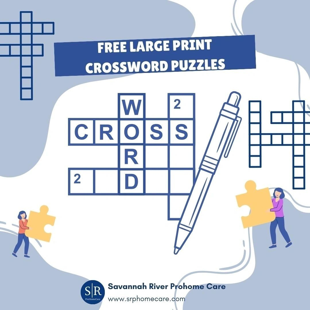 Free Printable Crosswords For The Elderly FREE Printable