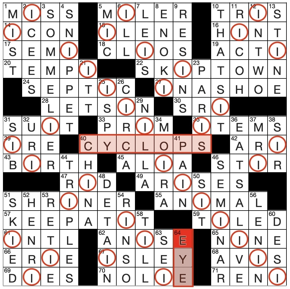 Free Printable LA Times Sunday Crossword Puzzles More Printables 