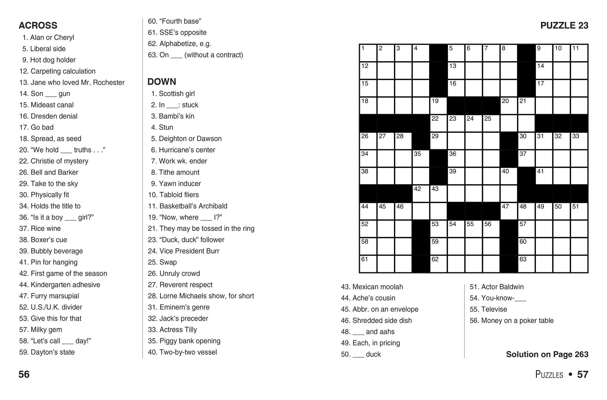 Free Printable Universal Crossword Puzzles Today Printables For Everyone
