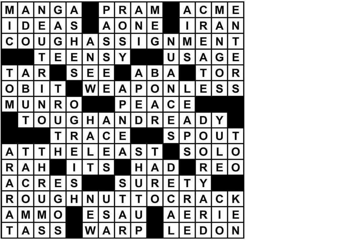 Free Printable Universal Crossword Puzzles Today Printables For Everyone