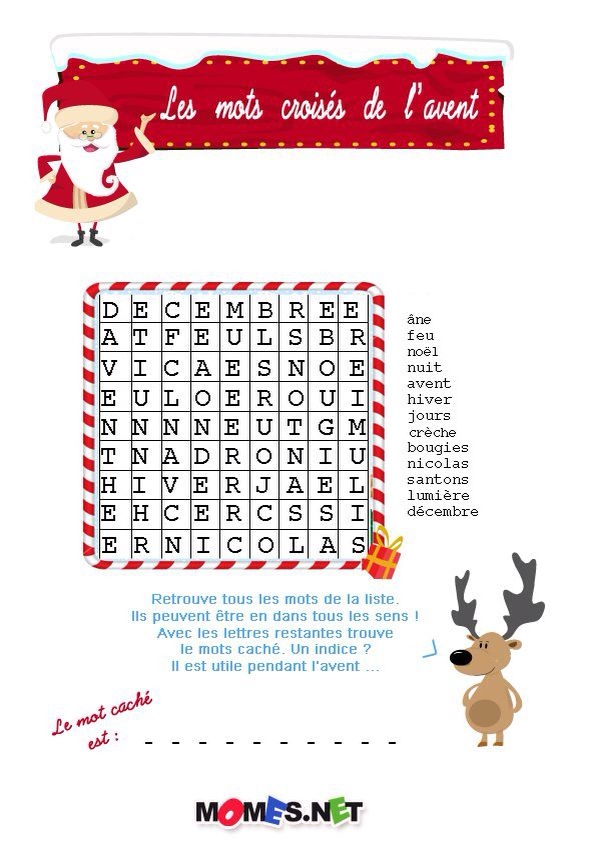Free Printable Xmas Crosswords Printable Calendars AT A GLANCE