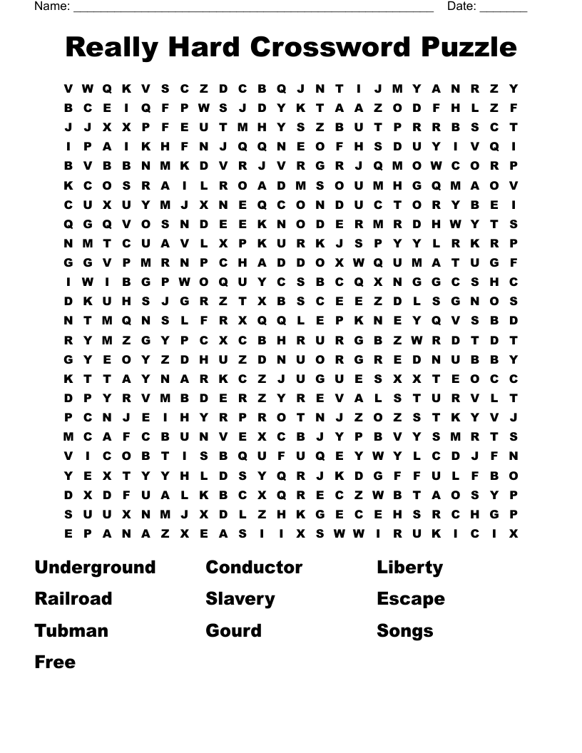Hard Crosswords Printable Free Printable Worksheets