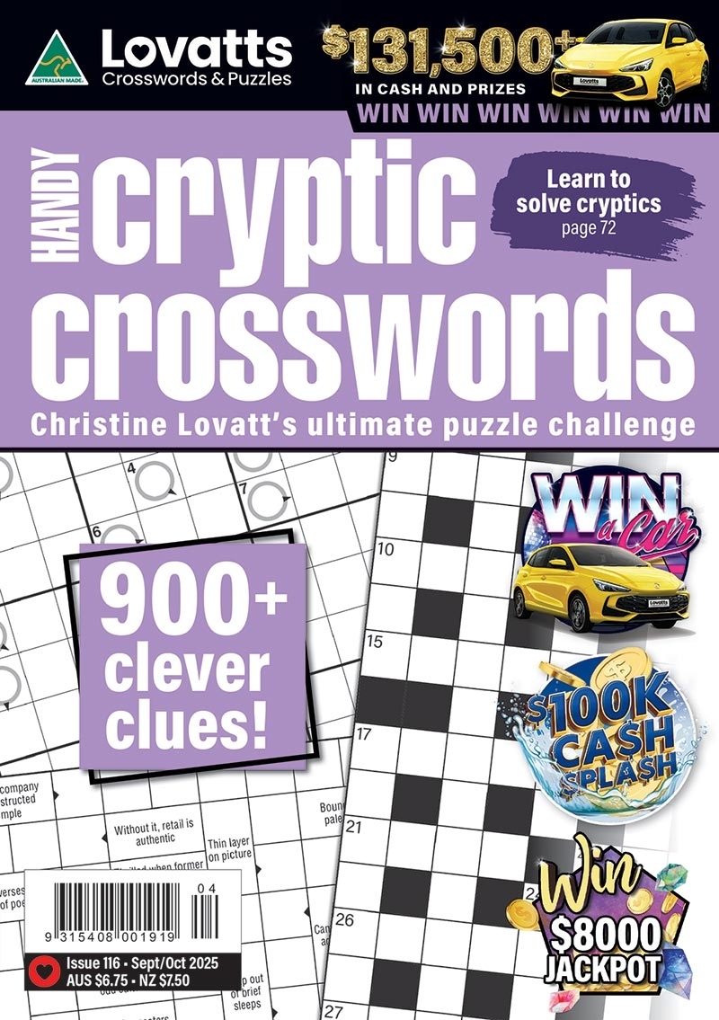 Lovatts Cryptic Crosswords Free Crossword Puzzle