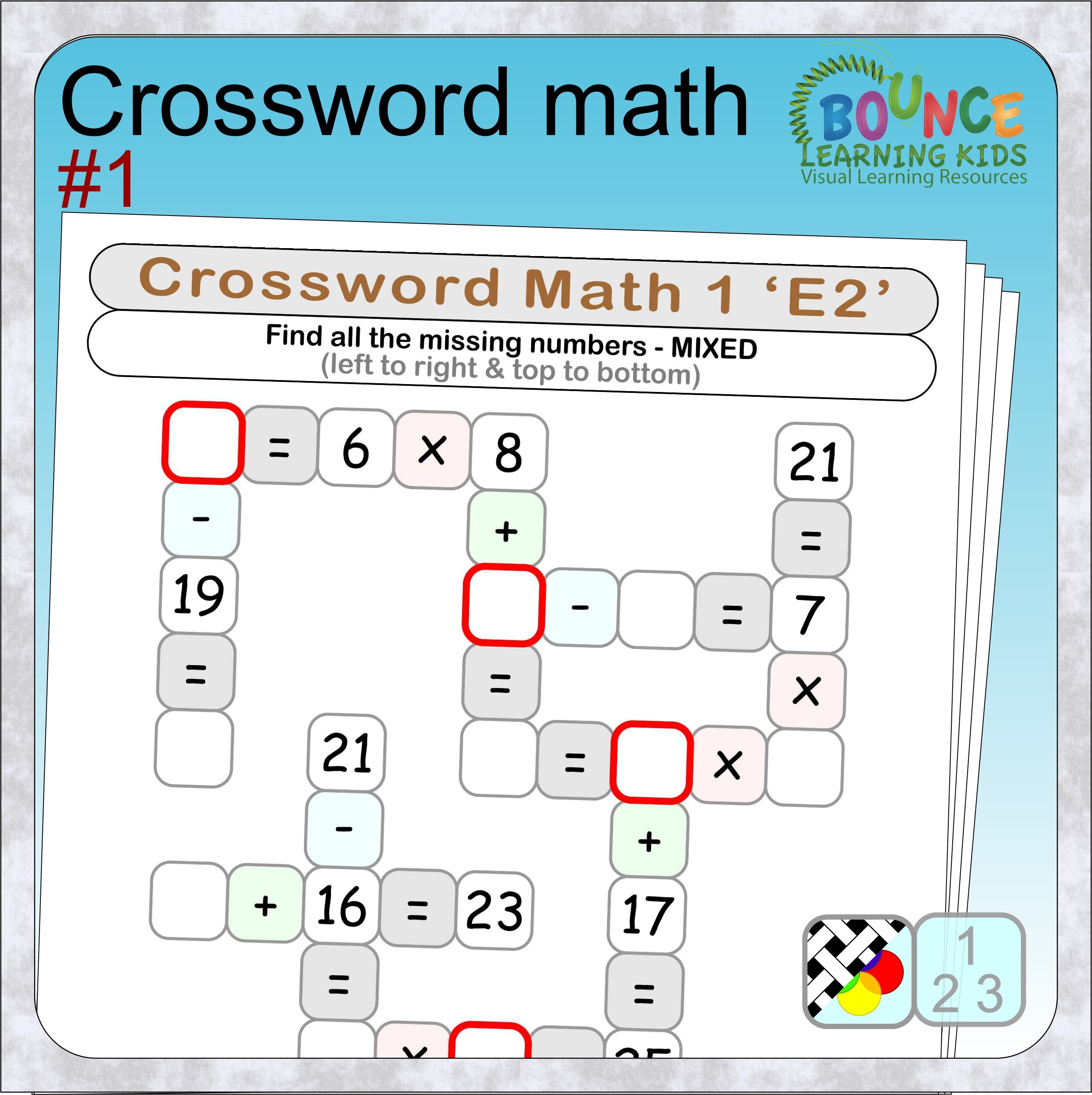 Maths Crosswords Printable Printable Free Templates