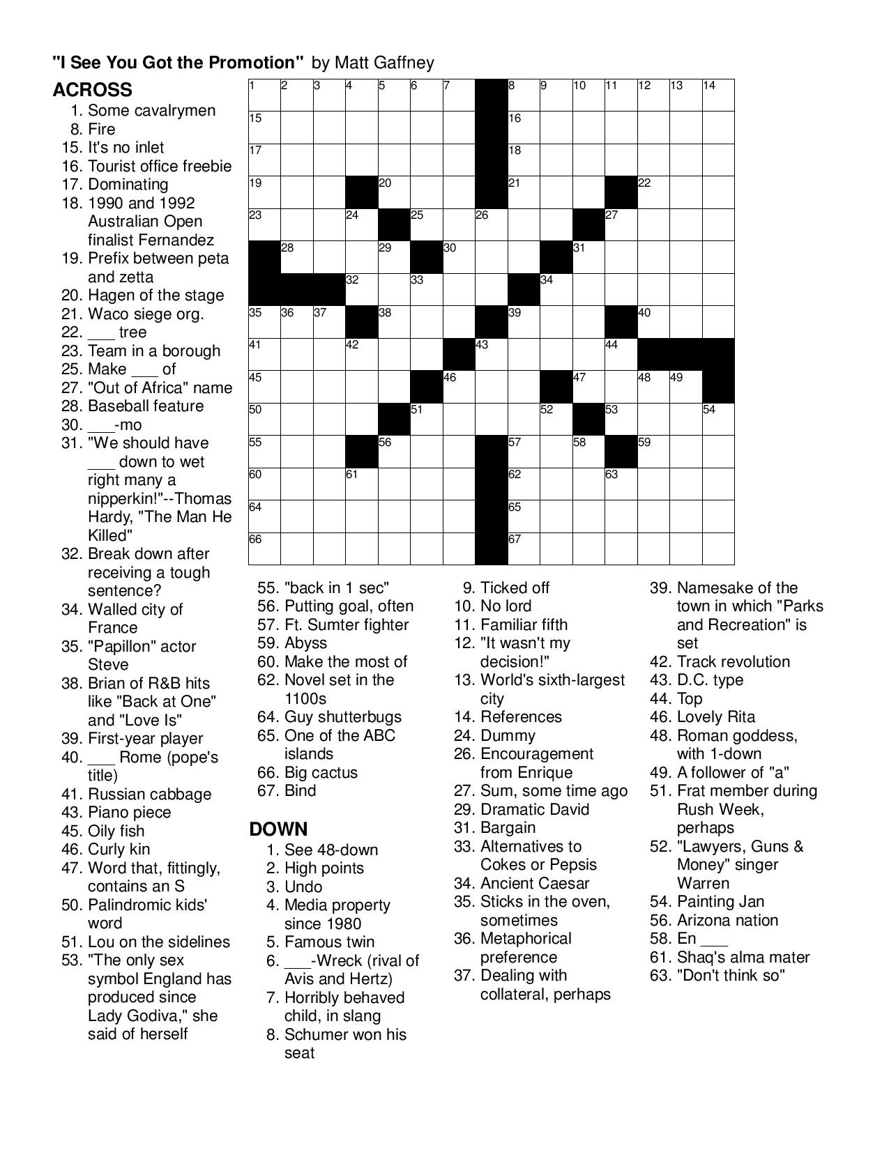 Merl Reagle Sunday Crossword Printable Daily Printable Crosswords