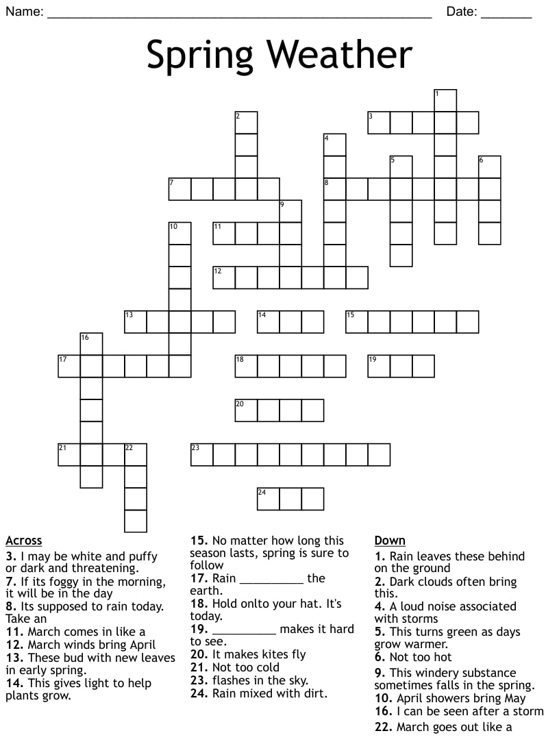 Printable Crosswords With Answers Printable JD