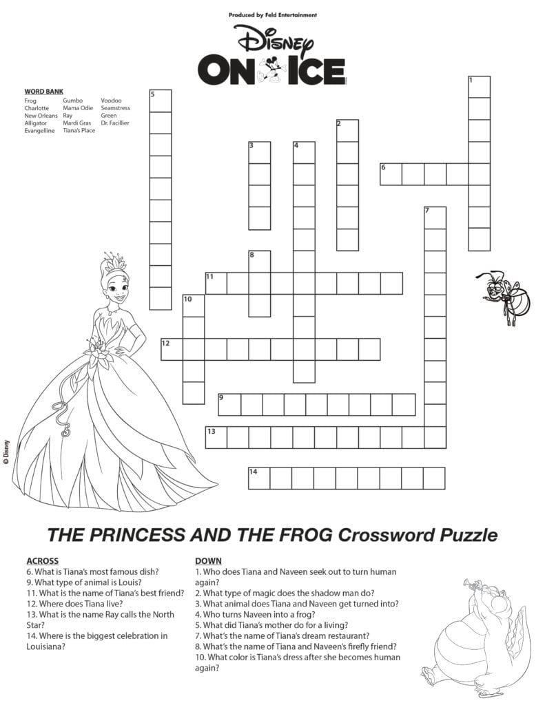 Printable Disney Crossword Puzzles Mom Printable