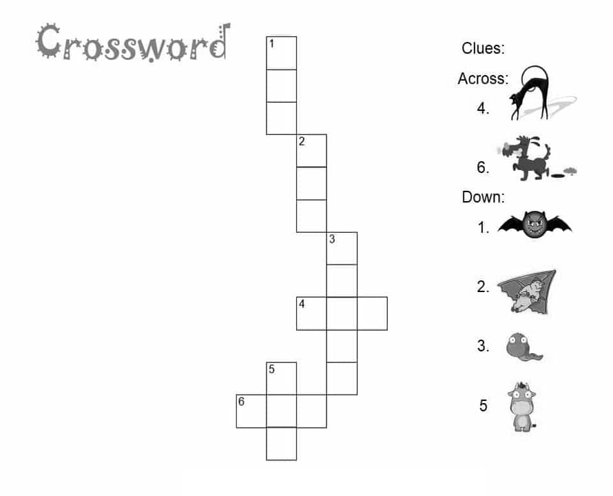 Printable Easy Crossword Puzzles For Kids Free Download And Print For 