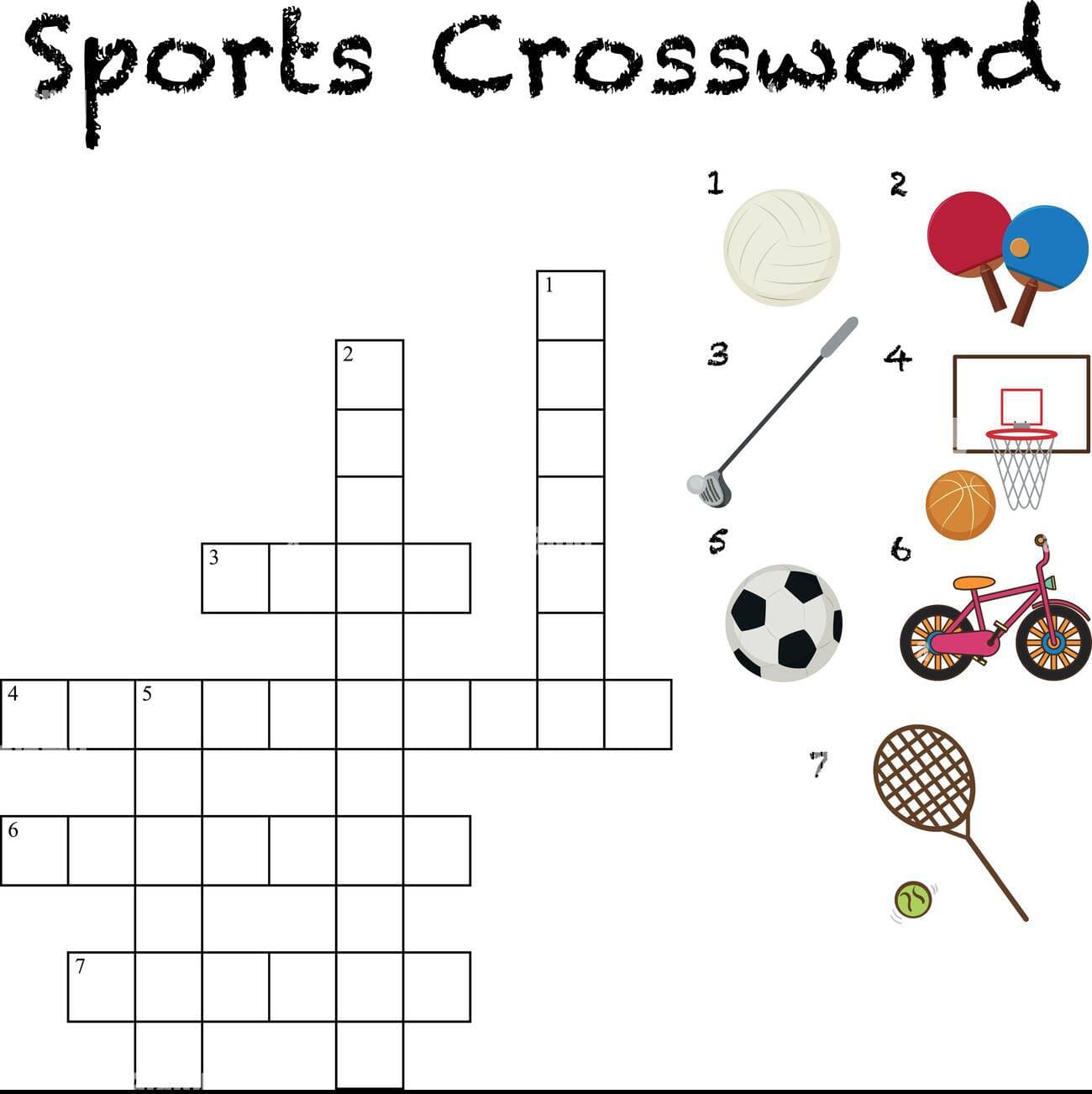 Printable Image Free Sports Crossword Puzzles Free Download And Print 