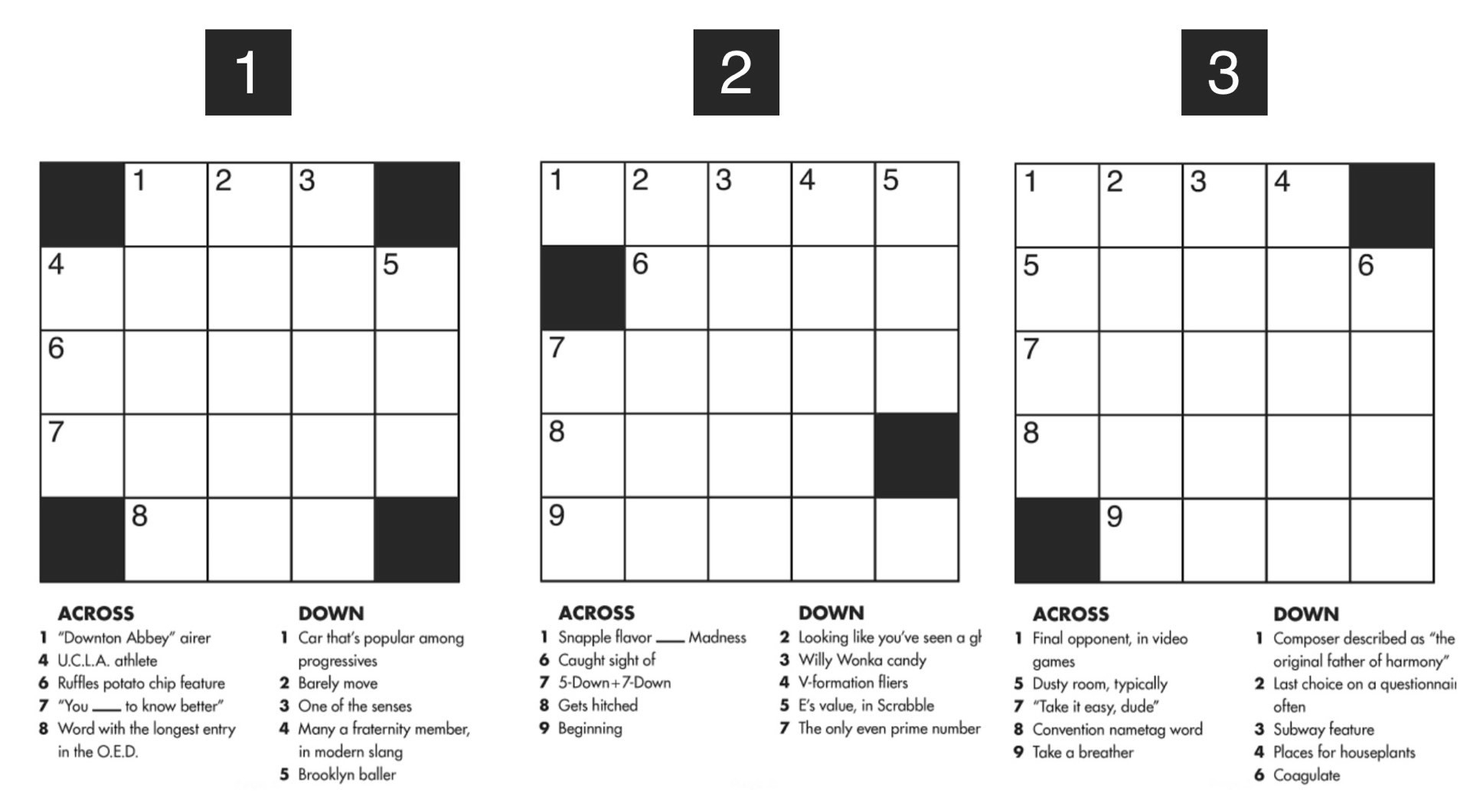 Printable New York Times Crosswords Free Daily Crossword