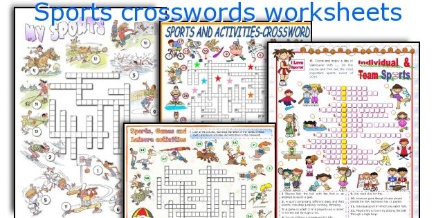 Printable Sports Crosswords Printable Coloring Free