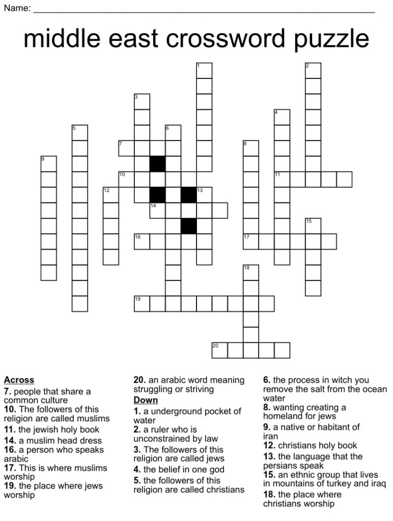 Printable Sunday Crosswords Free Printable Crosswords