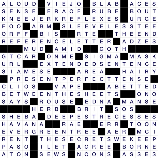 Sunday Premier Crossword Answers