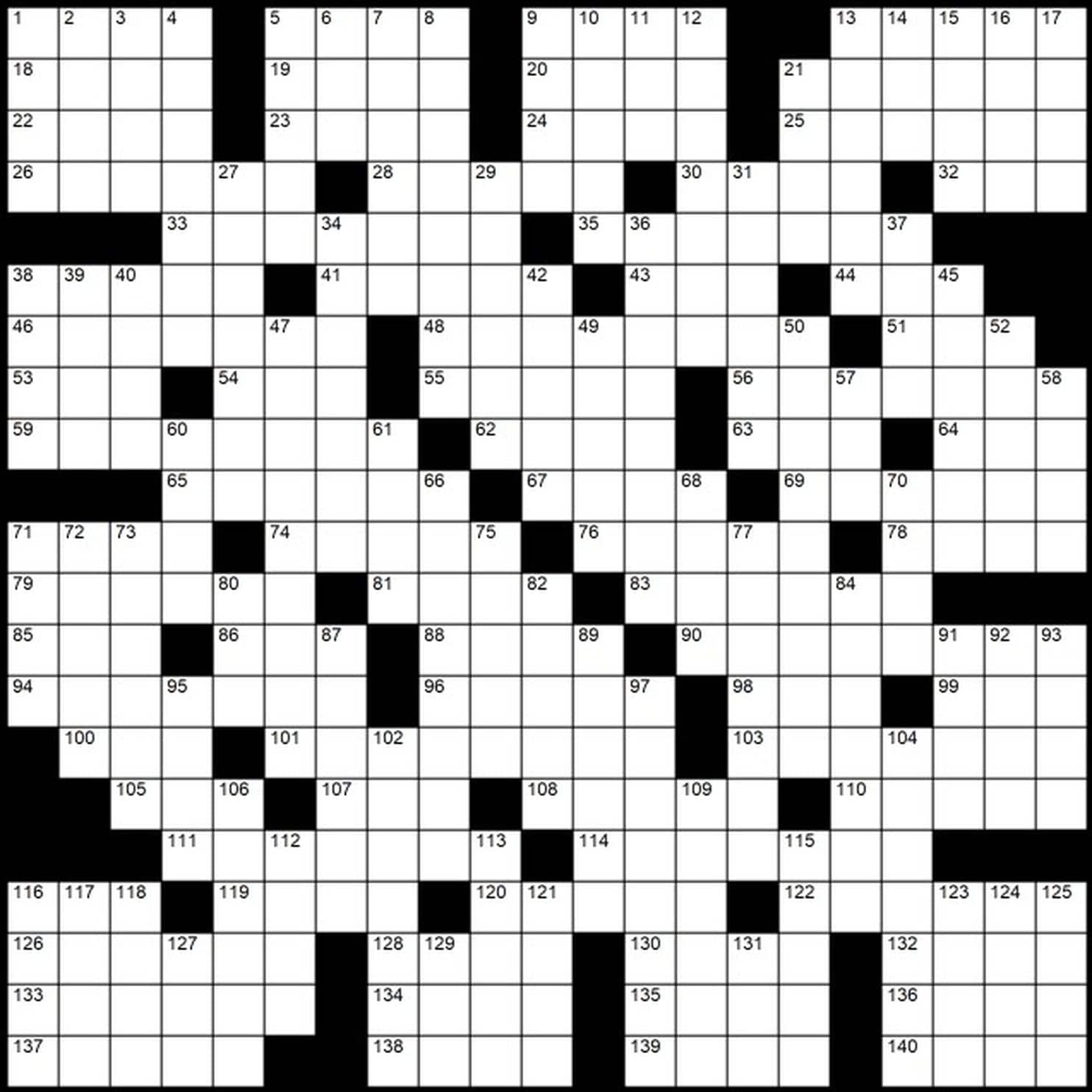 Washington Post Crossword Puzzles Free Printable Crosswords