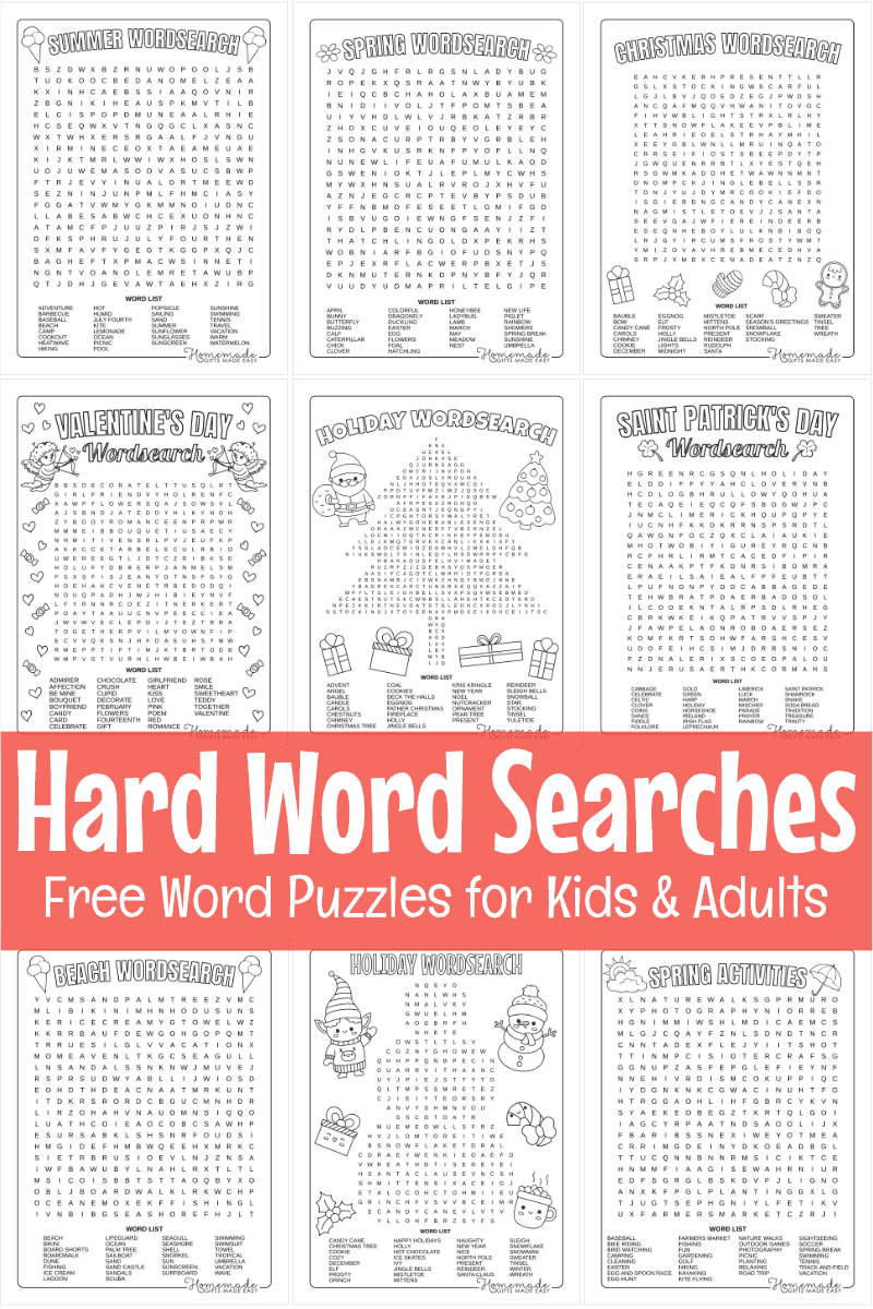 Hard Word Search