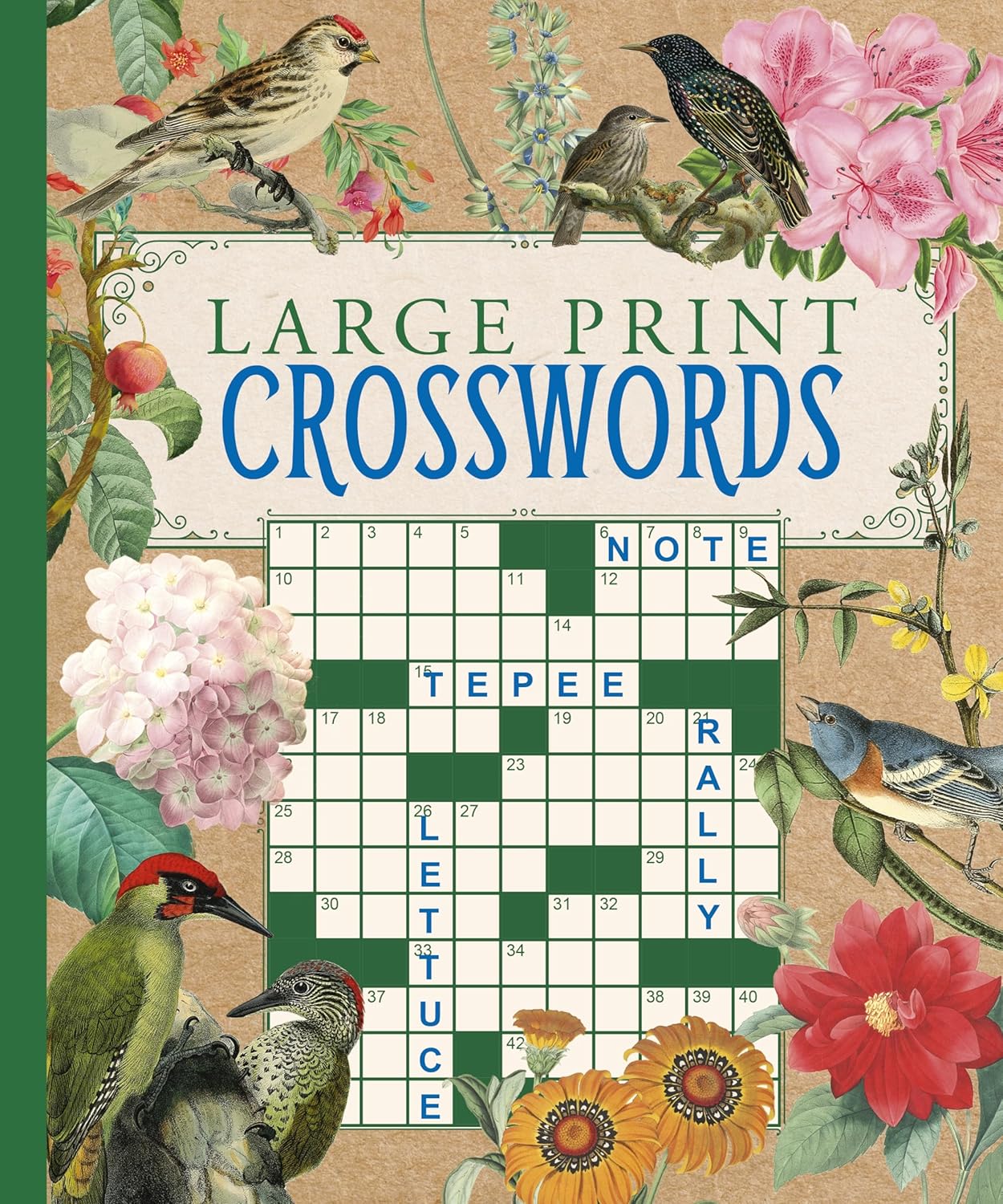 Large Print Crosswords Birds
