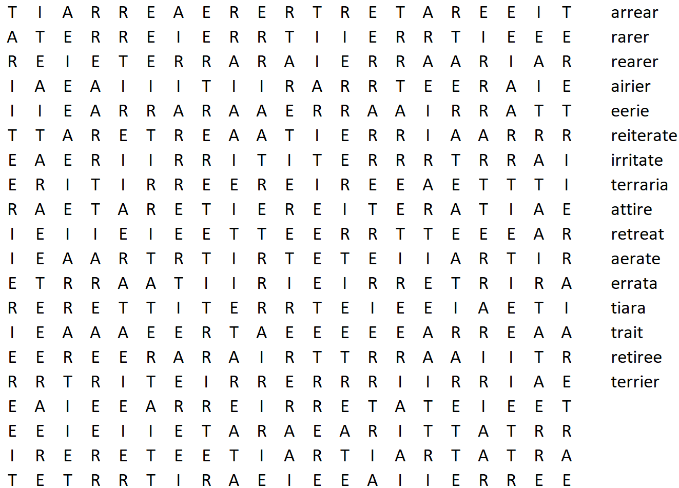 My Wife Says Word Searches Are Too Easy So I Made