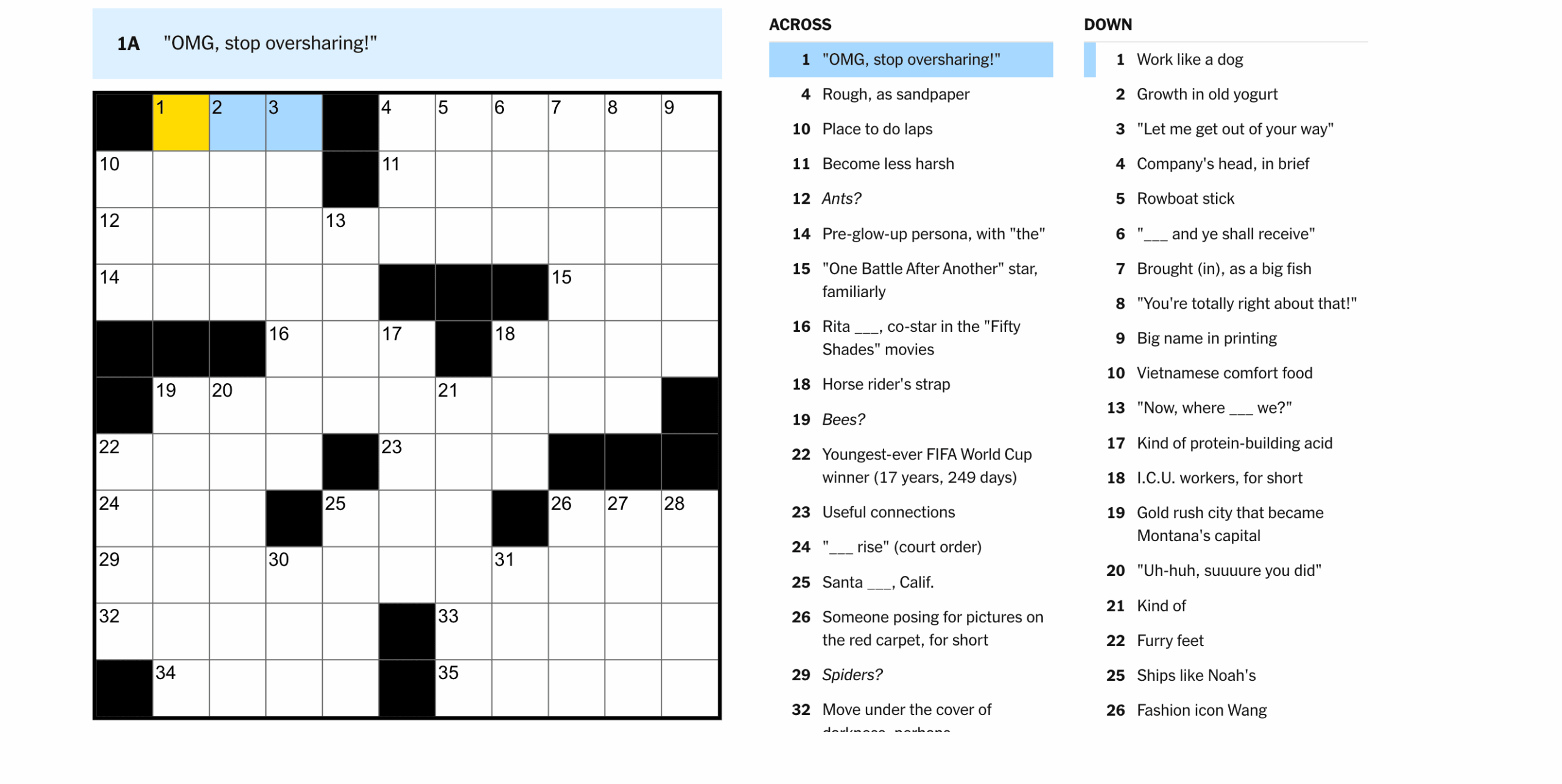Nyt Midi Crossword Hints Clues And Answers For Saturday April 4 2026