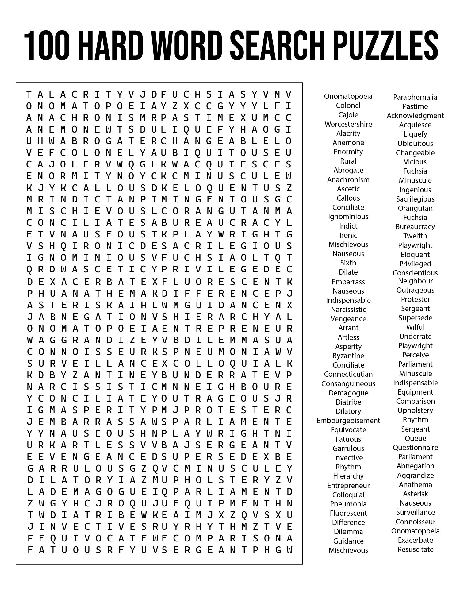 Post Very Hard Word Searches Printable 181525 Post Very Hard Word Searches Printable 181525