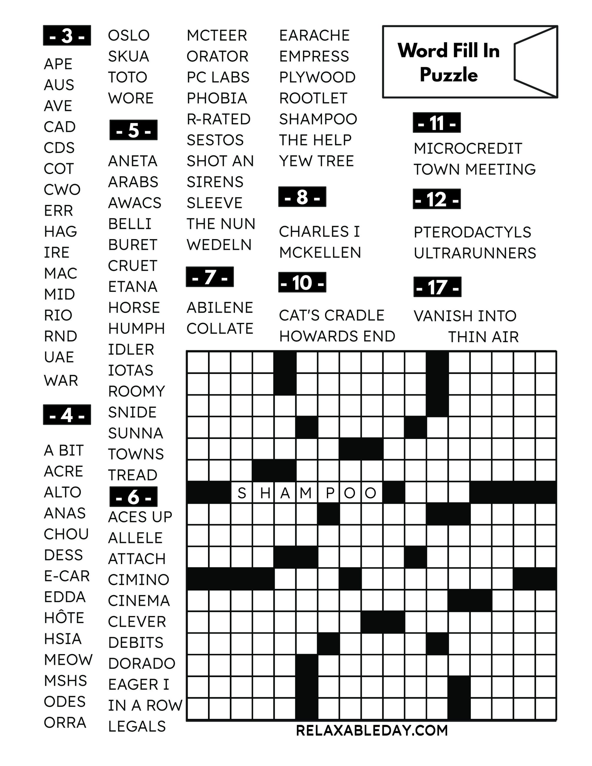 Word Fill In